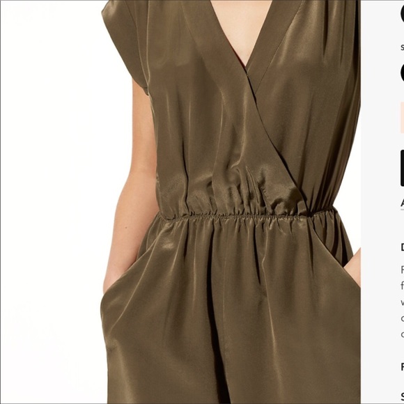 Aritzia Babaton Corbett Romper in Strap Green XS - Picture 3 of 11